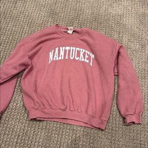 Gildan Nantucket Red Crewneck Sweatshirt